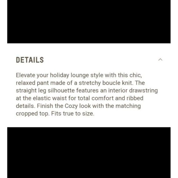 Skims Cozy Knit Fuzzy Pants in ONYX - Picture 8 of 9